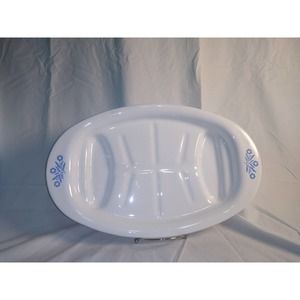 Corningware P-19 Platter Blue Cornflower